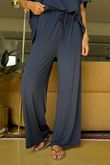 Made in Italy Essential Wide Leg Pant Navy 